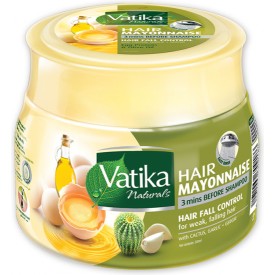 МАСКА МАЙОНЕЗНАЯ КОНТРОЛЬ НАД ПОТЕРЕЙ ВОЛОС VATIKA NATURALS MAYONNAISE HAIR FALL CONTROL 500 МЛ
