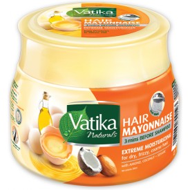 МАСКА МАЙОНЕЗНАЯ ДЛЯ ВОЛОС ГЛУБОКОЕ УВЛАЖНЕНИЕ VATIKA NATURALS MAYONNAISE EXTREME MOISTURISING 500МЛ