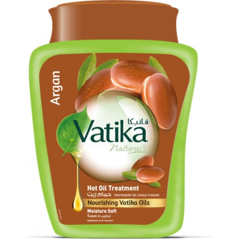 МАСКА ДЛЯ ВОЛОС УВЛАЖНЯЮЩАЯ С АРГАНОЙ  VATIKA ARGAN MOISTURE SOFT 500 Г