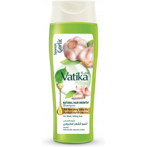 ШАМПУНЬ С ЧЕСНОКОМ VATIKA NATURALS SPANISH GARLIC 400 МЛ